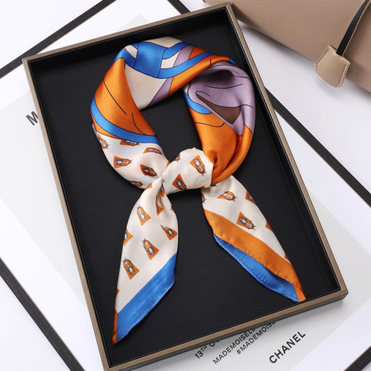 28" x 28" Stain Square Scarf Neck Scarves Kerchief Neckerchief Headband Handbags Wrap Scarf #53