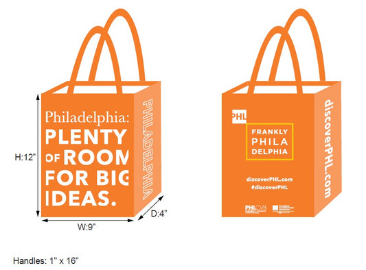 Laminated Non-Woven Tote Bag w/Glossy Surface