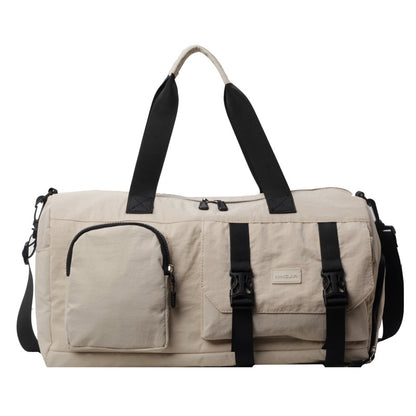 Travel Duffel Bag Sport Gym Bag Polyester Tote Bag Swimming Bag with Shoe Pouch&Wet Pocket