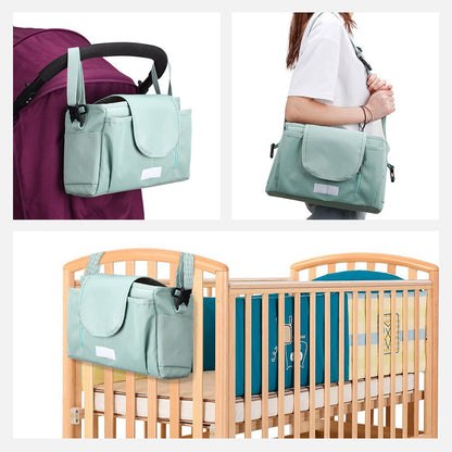 Multi-function Polyester Baby Stroller Organizer Bag Diaper Bag Baby Stroller Hanging Bag