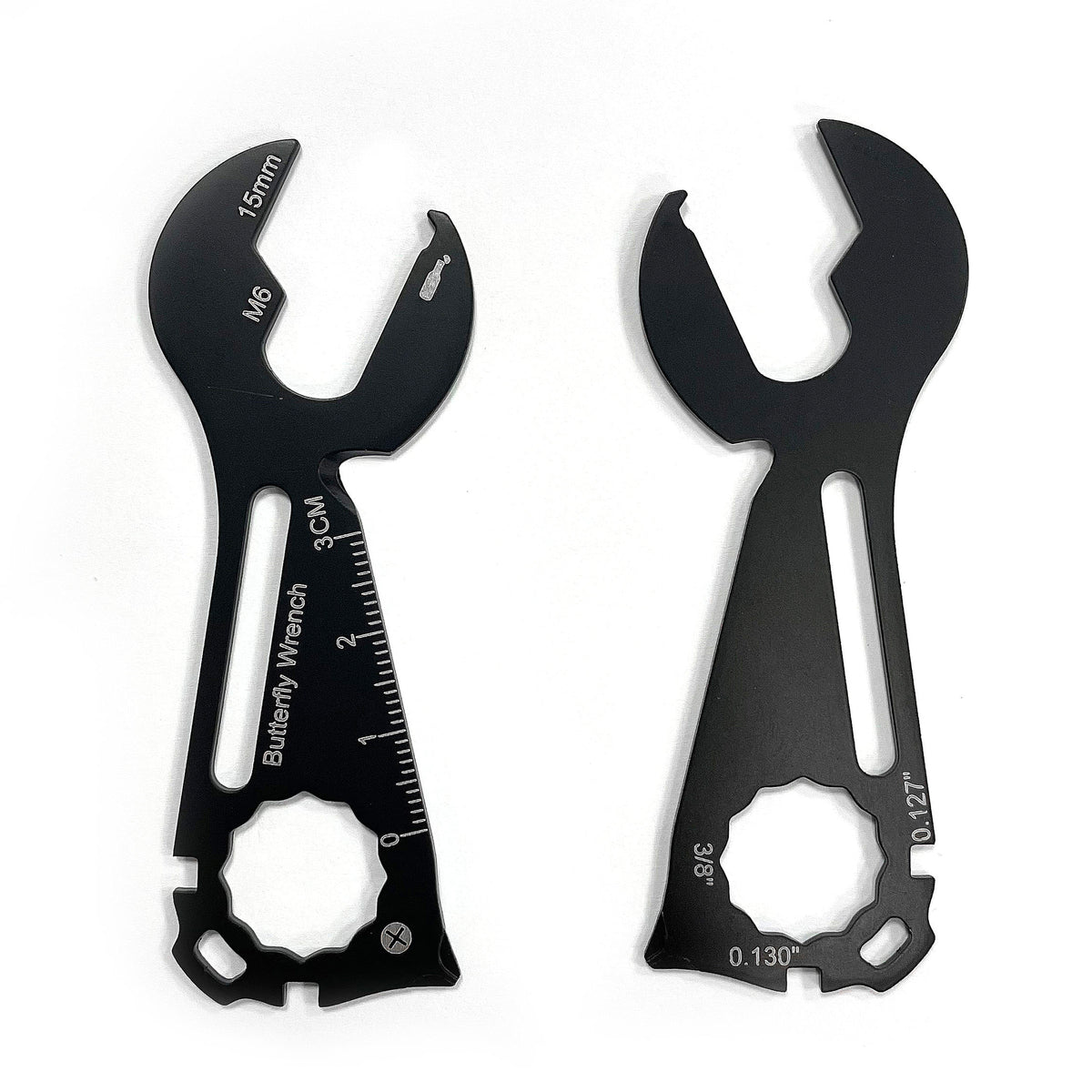 11" 1 Stainless Steel Wrench Shape Keychain Multitool
