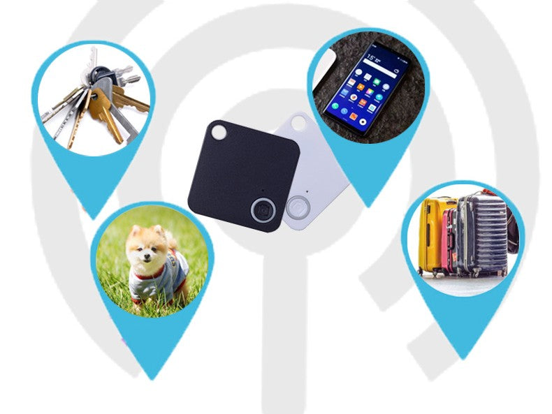 Square-Shaped Wireless Smart Wireless Tracker Anti-Lost Device Keychain Key Finder