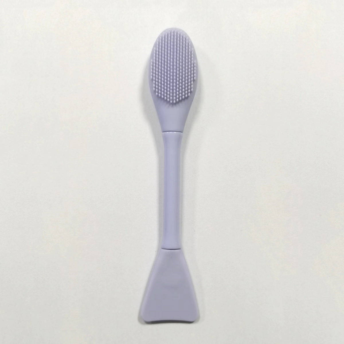 Plastic Handle Silicone Face Mask Dual Sides Brush Shovel Shape for Mud, Clay, Mixed Mask Skin Care