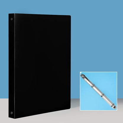 A4 Plastic 4-Ring Binder Document Organizer Folder Rounded Rings Binder
