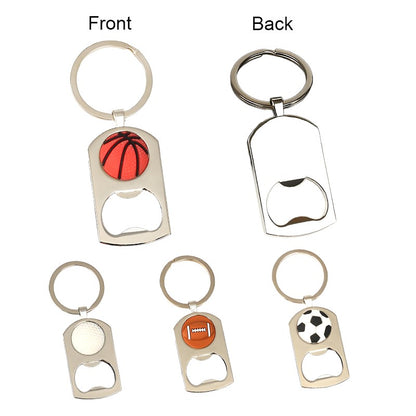 Ball Shaped Bottle Opener Keychain