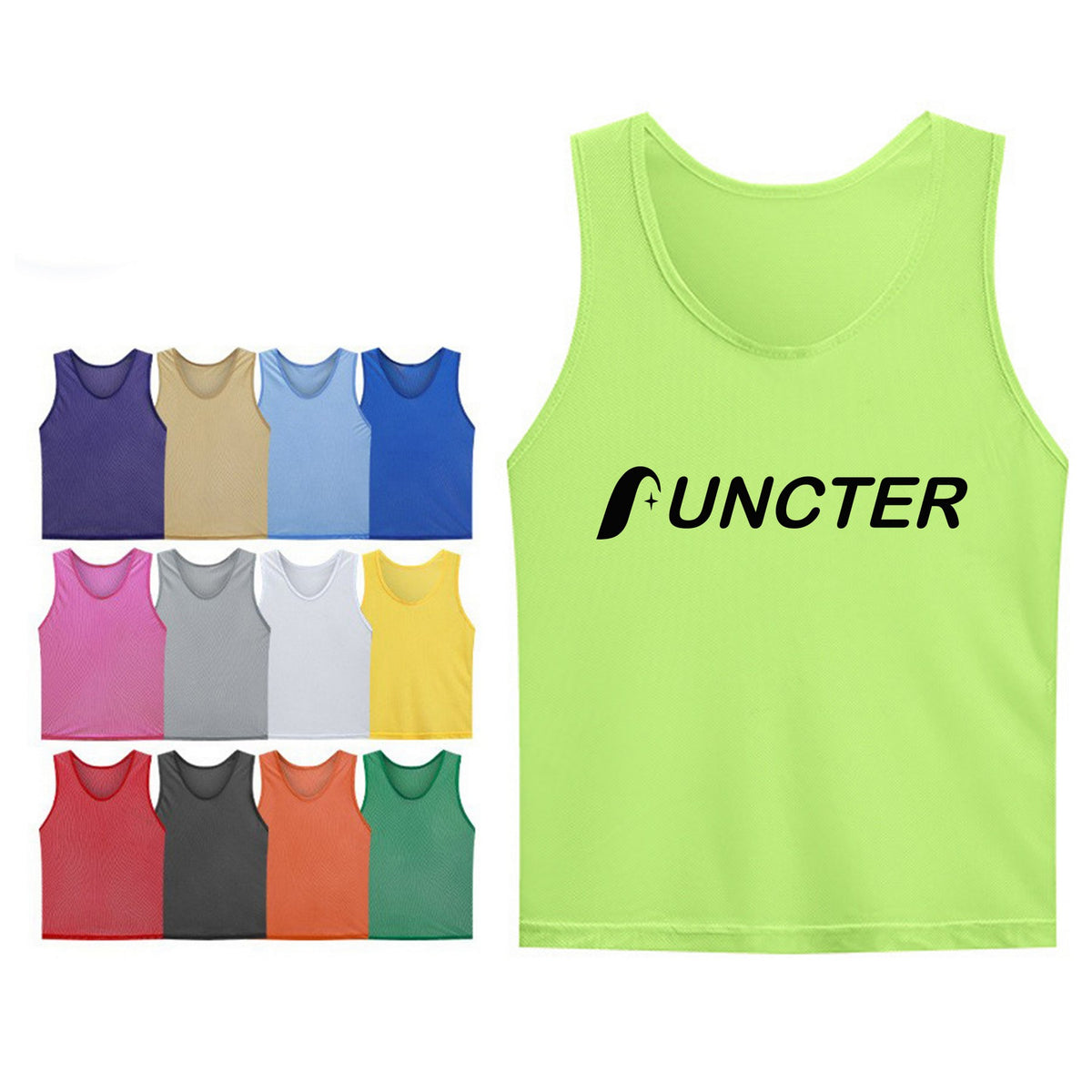 Custom Mesh Polyester Scrimmage Practice Vests Soccer Bib for Adult-Size M