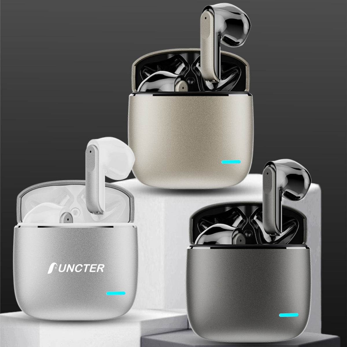 Rechargeable Wireless Earbuds With Charging Case