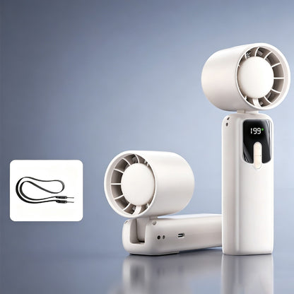 Portable Fan Small Handheld Fan Rechargeable Mini Fan Desk Fan With Lanyard