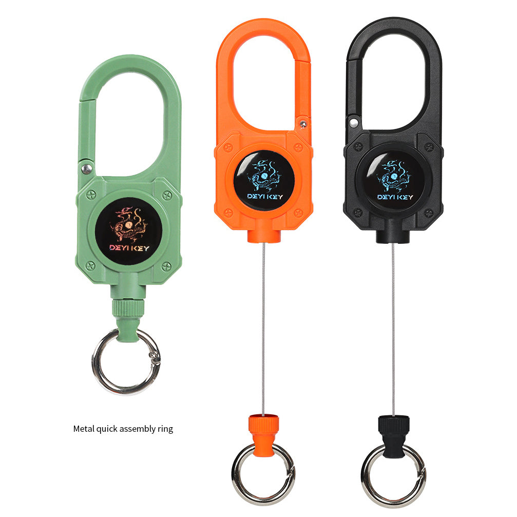 Outdoor Retractable Badge Reel Carabiner Badge Holder