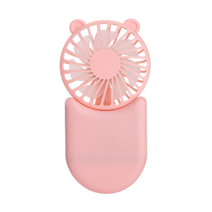 Neck Fan Mini Portable Handheld Fan Battery Operated Desktop Folding Fan