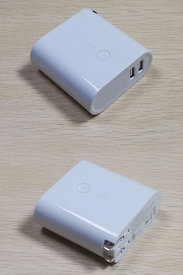 5000mAh Wall Charger (AC) Power Bank W/ETL Certification