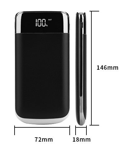 10,000 mah LED Back Light Power Bank w/Status Display