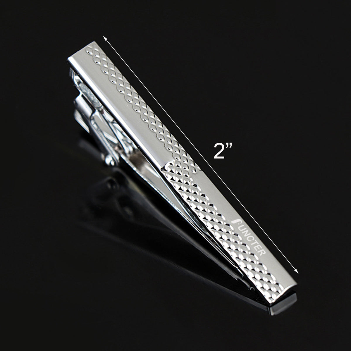 2" L Necktie Clip Tie Bar for Men's Skiny Necktie-#18