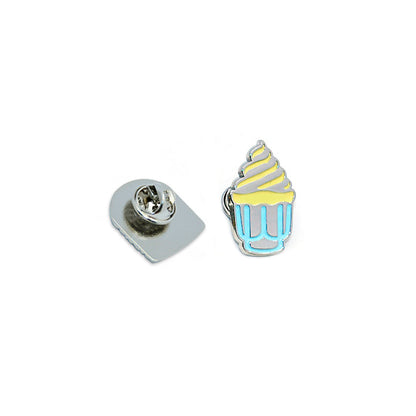 Custom Ice Cream Shaped Cute Enamel Lapel Pins Brooch Pin Badge