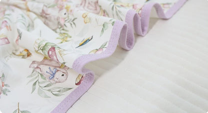 Full Custom Cotton Baby Swaddle Blanket Newborn Receiving Wrap Baby Bath Towel 35"x 35"