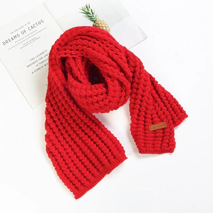 71" Winter Thicker Cable Knit Wrap Chunky Long Warm Scarf for Women and Men