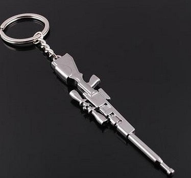 Gun Shaped Key Chain