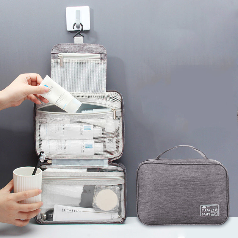 Water Resistant Toiletry Bag Makeup Bag Cosmetic Bag Travel Organizer With Hook