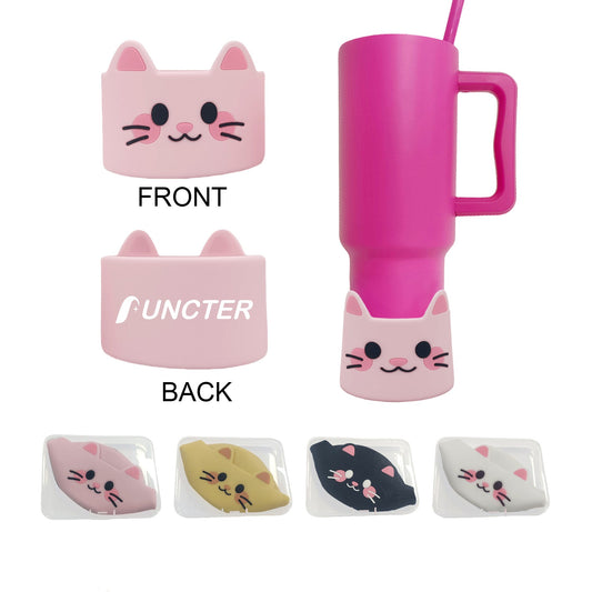 Boxed Cat Shape Silicone Cup Base Protector 3.1" Diameter