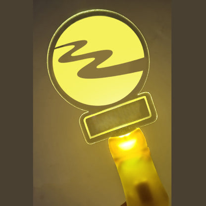 Custom Acrylic Glow Stick Handheld Glow Sign for Party