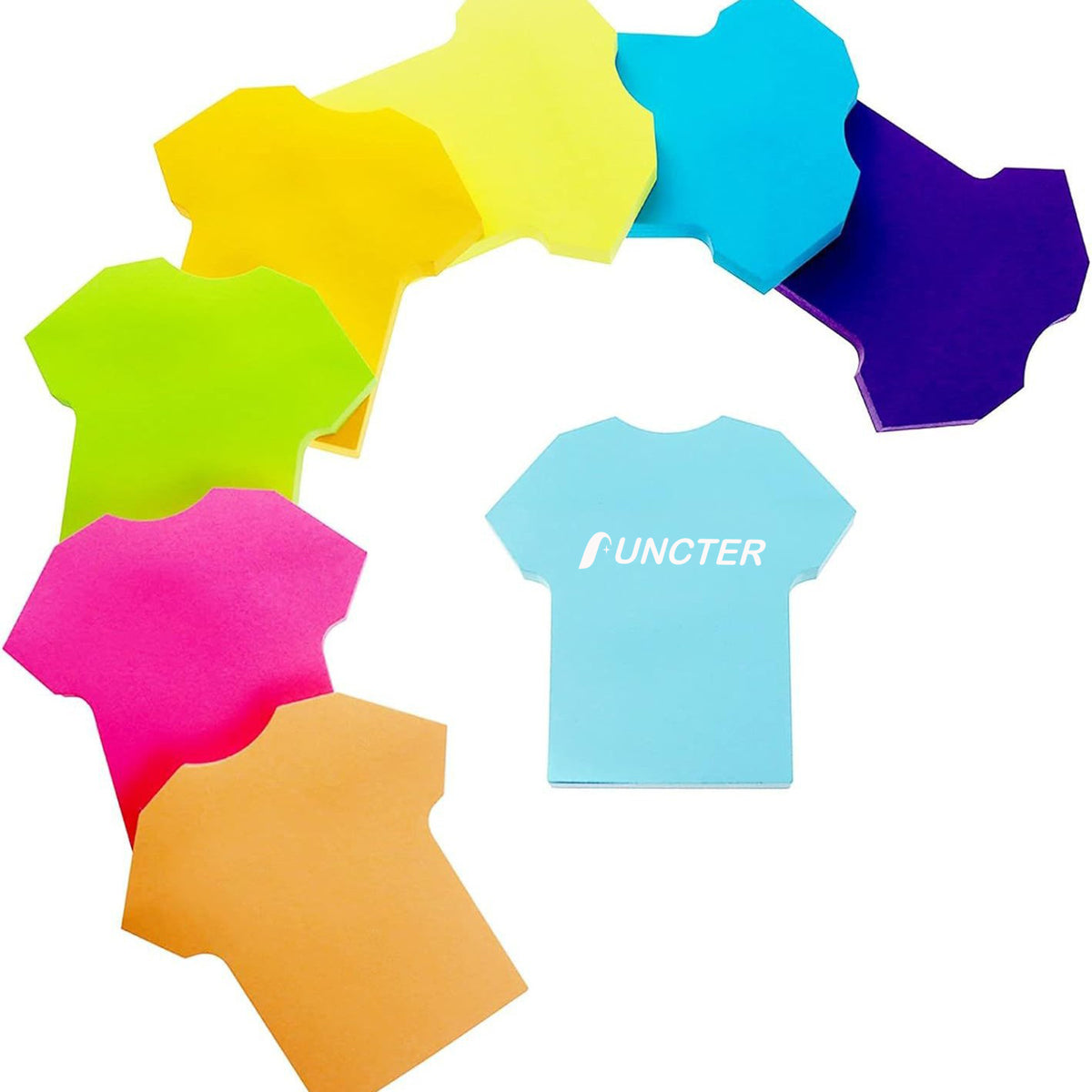 50 Sheets 2.75" Adhesive T-shirt Shape Sticky Notes Notepaper