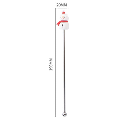 7.5 L Stainless Steel Snowman Top Beverage Stirrers Mixing Sticks