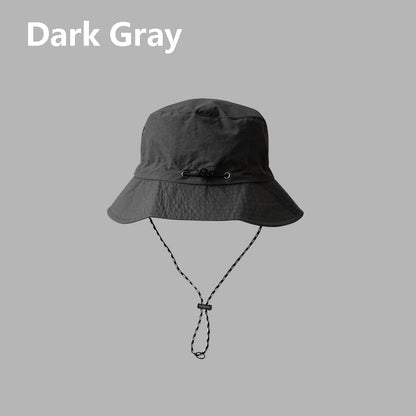 Quick Dry Packable Bucket Hat Outdoor Water-Resistant Sun Hats with Hanging Hook