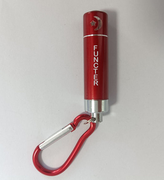 Star Moon Aluminum Alloy Mini Small Electric Mini Portable Small Flashlight Keychain