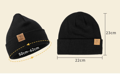 Unisex Adult Knit Cuffed Beanie Hat