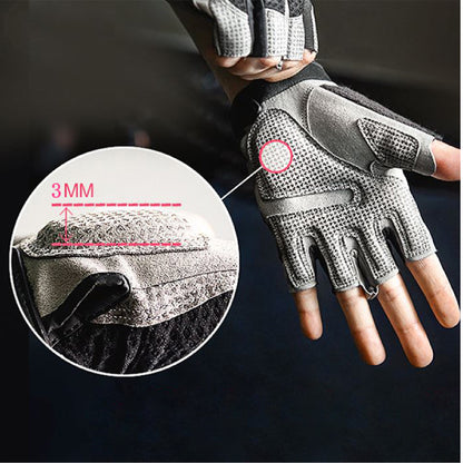 Gym Gloves Training Half Finger Gloves for Man & Woman with Cushion Pad Wrister