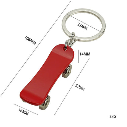 Zinc Alloy Scooter Keychain