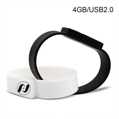 Silicone Wristband USB Flash Drive Bracelet 4 GB