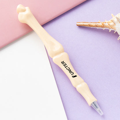 Halloween Finger Bone Pen Skeleton Ballpoint Pen Creative Writing Pen