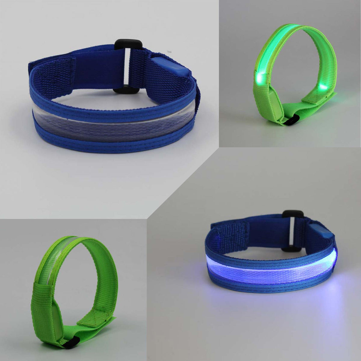 LED Reflective Safety Slap Band