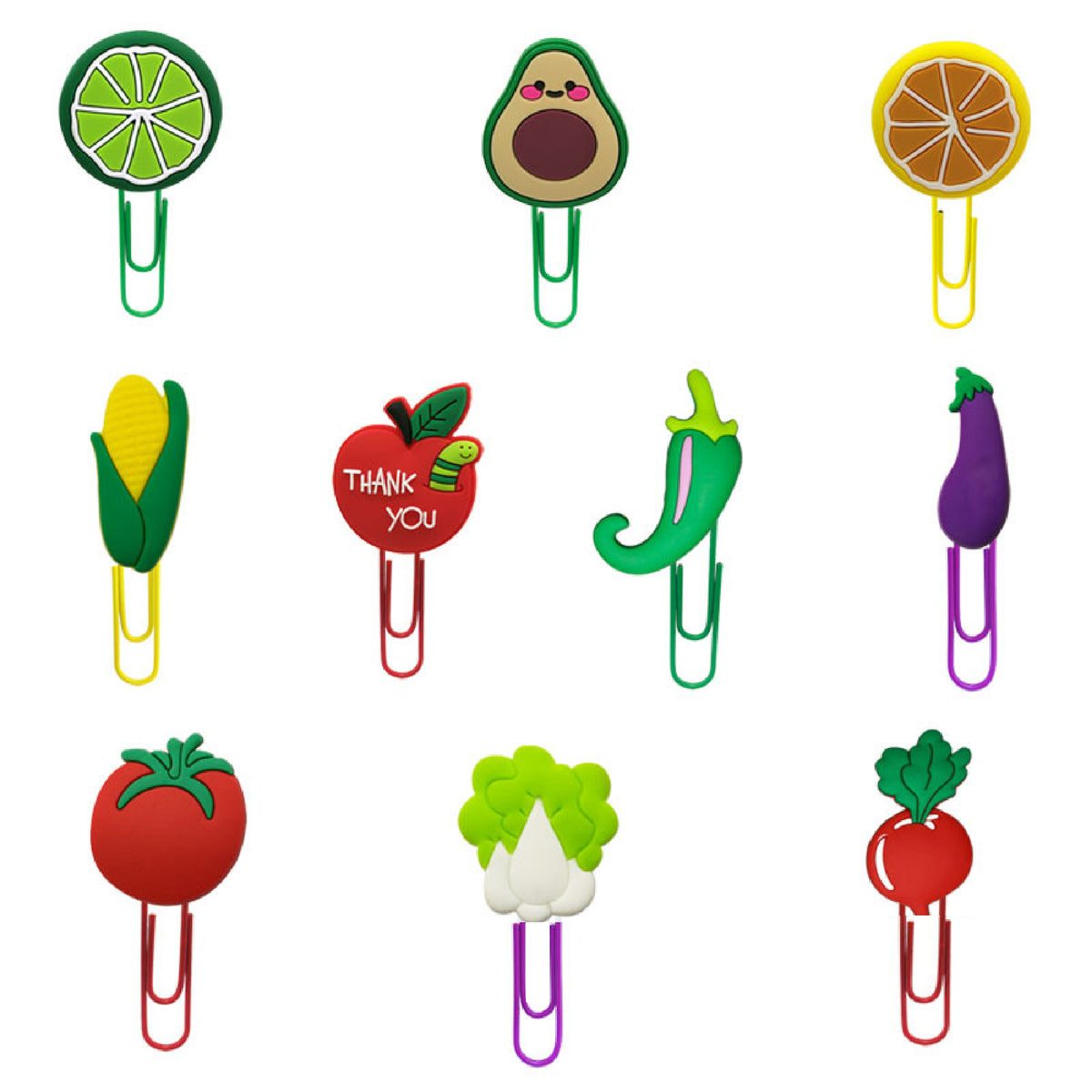 Patch Vegetable Series - Tomato Paper Clip