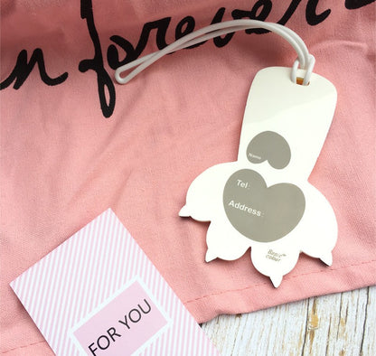 Fully Customizable 3D Raised Soft PVC Luggage Tag With Printed Back