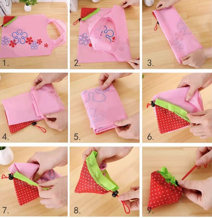 Fruit Micro Tote Bag Reusable Grocery Bags
