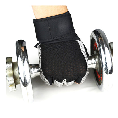 Gym Gloves Training Half Finger Gloves for Man & Woman with Cushion Pad Wrister