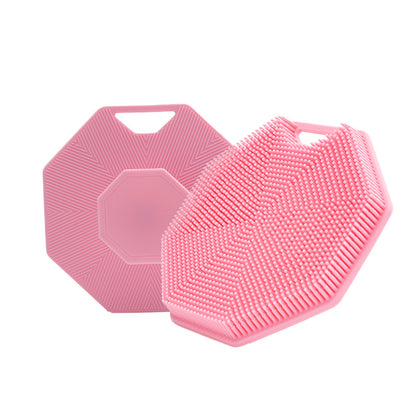 Octagon Silicone Body Scrubber Shower Brush Body Exfoliator Body Cleansing