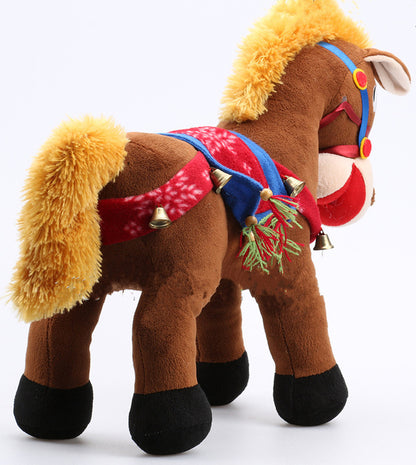 10" Big Stuffed Toy Horse