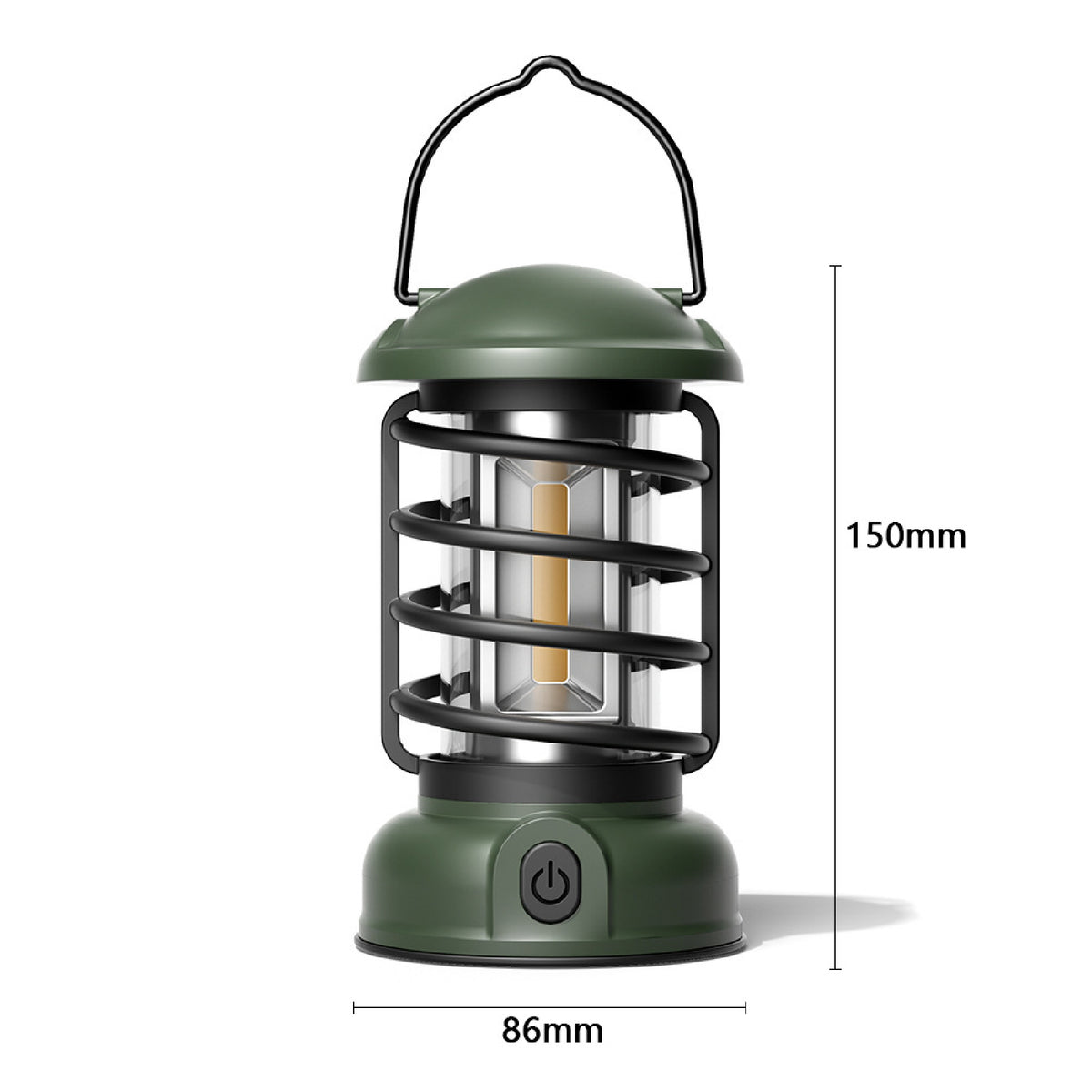Rechargeable Camping Lantern Compact Design Portable Waterproof LED Light Outdoor Picnic