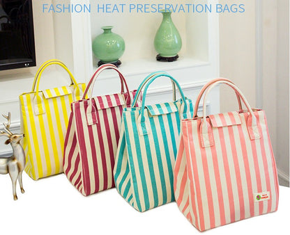 Oxford Insulated Lunch Bag or Grocery Cooler Tote w/Velcro?Top