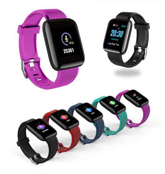 Colorful Screen Heart Rate Monitoring Smart Watch