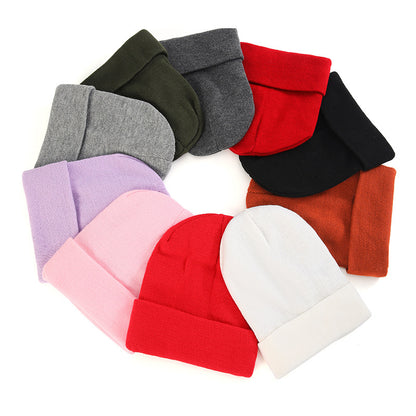 Unisex Adult Knit Cuffed Beanie Hat