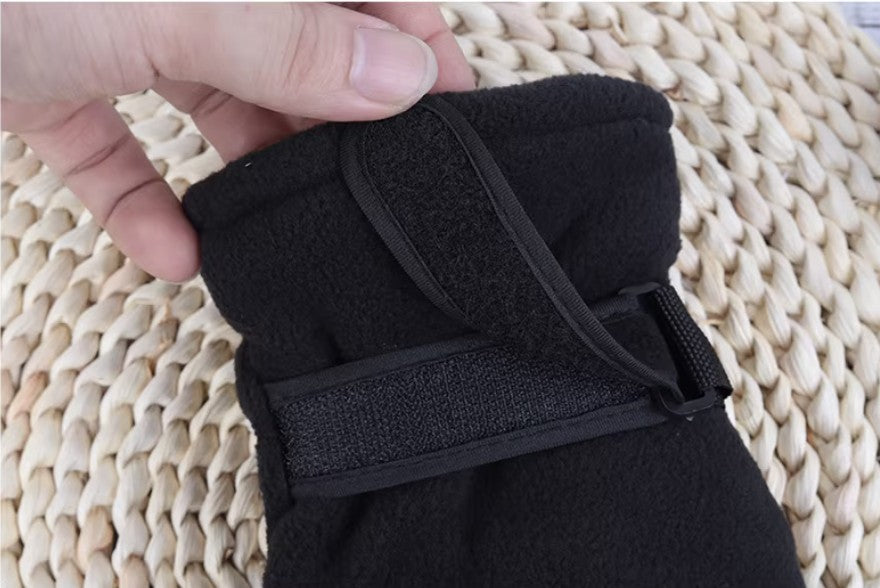 Polar Fleece Knit Touch Screen Glove W/ Reflective