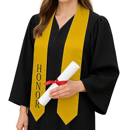 Custom 66" L Unisex Adult Plain Graduation Honor Stole Graduation Sash