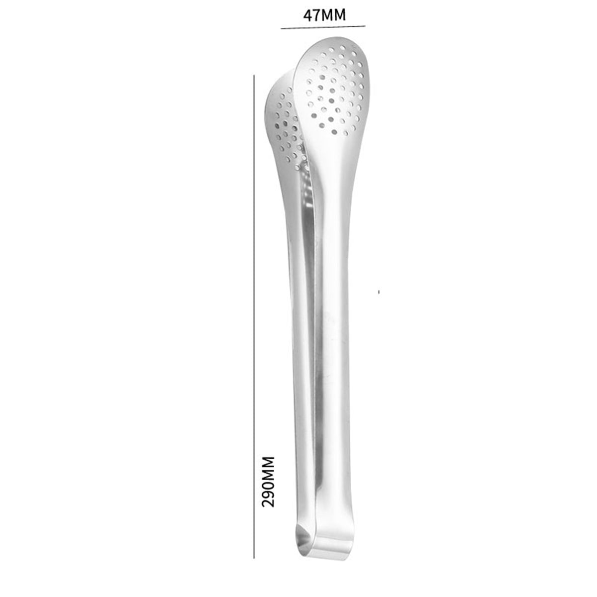 11.4" L Stainless Steel Kitchen Salad Tongs BBA Tongs