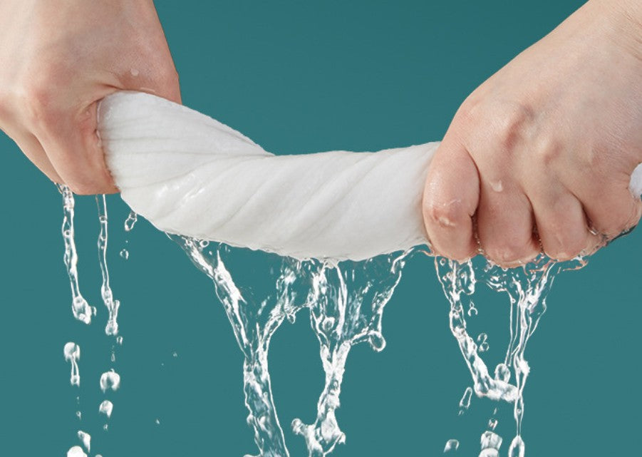 Disposable Wood Pulp Plant Fiber Towel, Eco-Friendly Soft Absorbent for Hotel Travel 12x20"