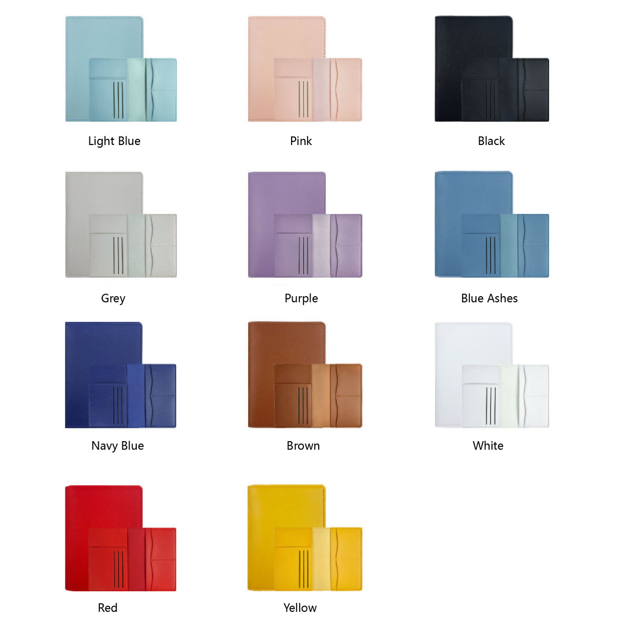 Passport Holder Card Slots Receipt Slots Passport Cover for Trip Travel Wallet Receipt Organizer