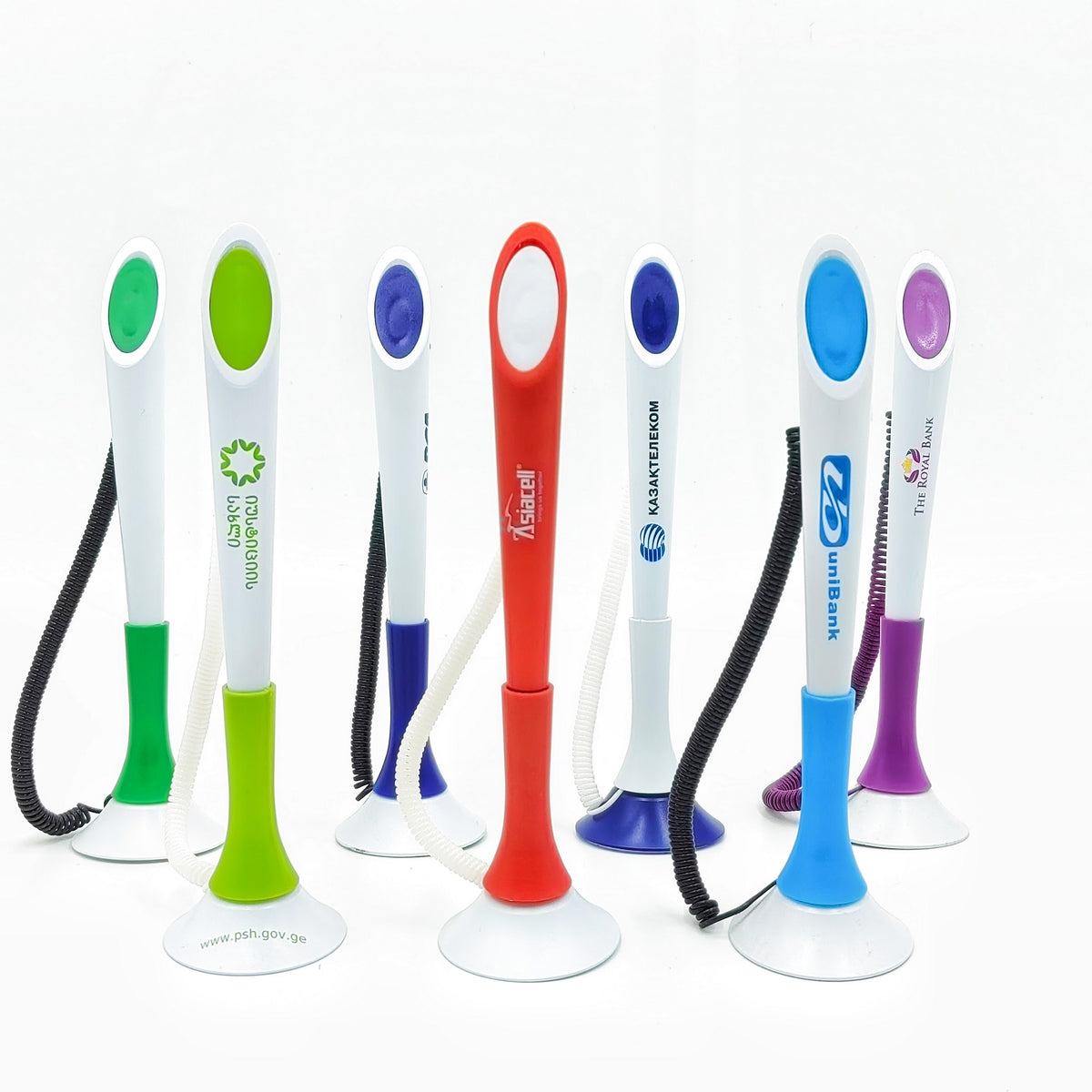 Cone Shaped Ballpoint Pen w/Round Base